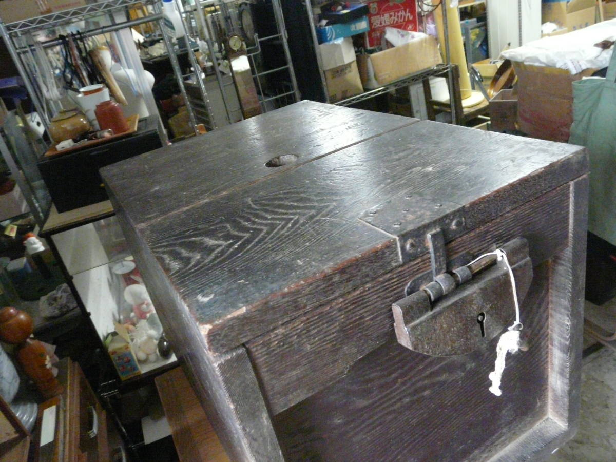 時代物 銭函 小引き出し 箪笥 明治 骨董品 古道具 オブジェ