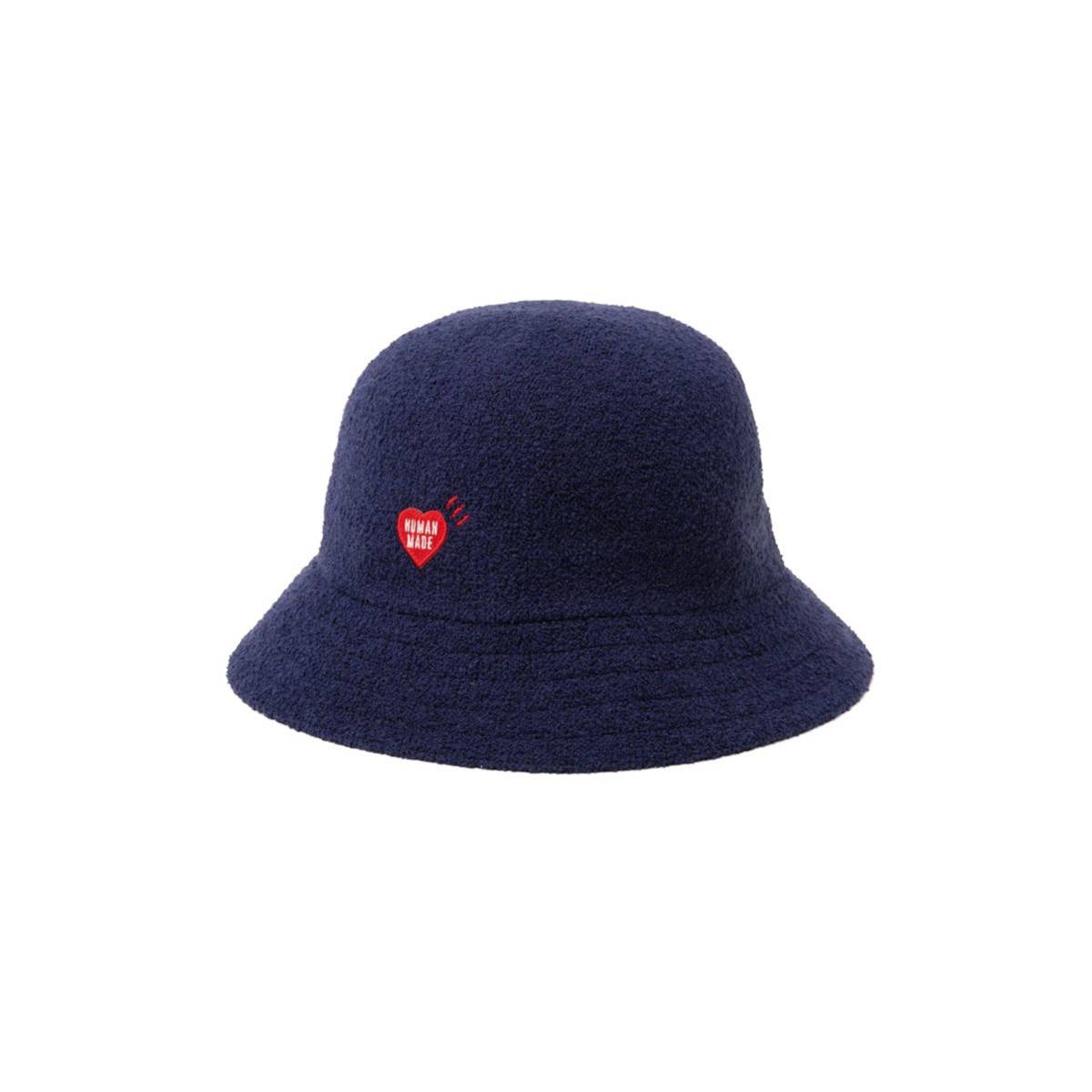 human made KNIT ROUND BUCKET HAT NAVY L HUMAN MADE BUCKET 公式通販