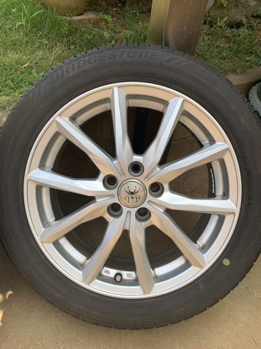 ブリヂストン ECOPIA NH100C 175/60R16 5穴 PCD100 6J +43 アルミ