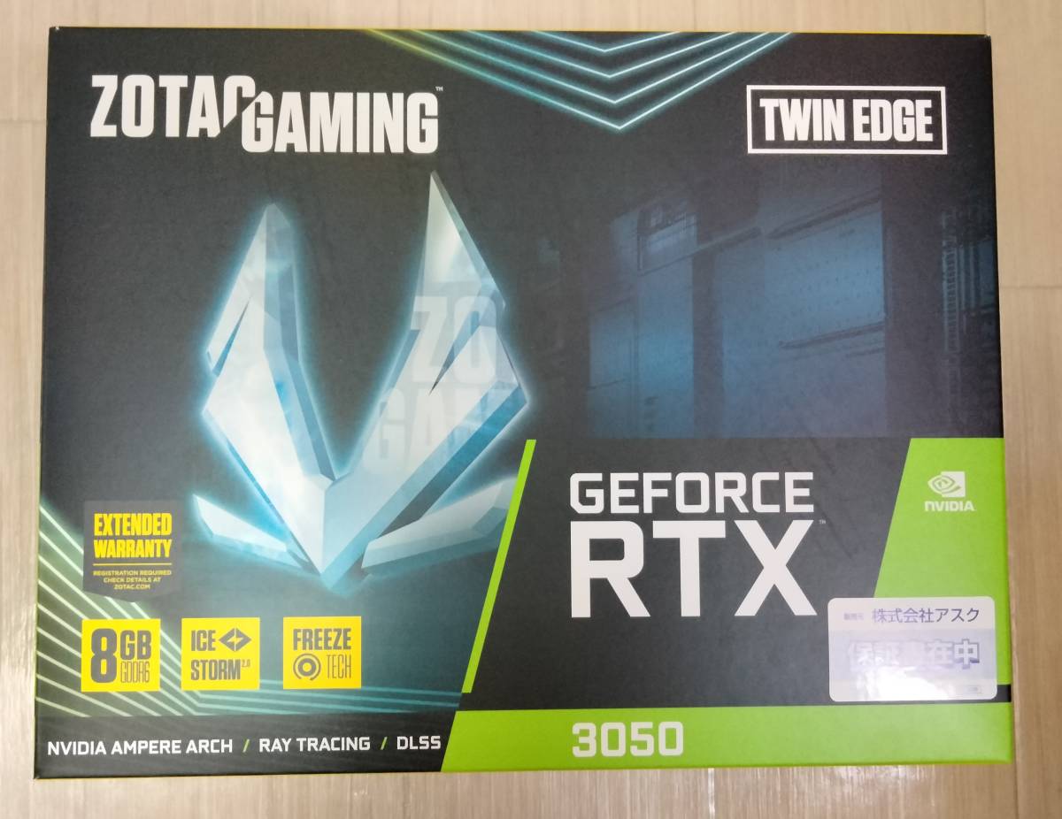 格安，低価 Zotac GeForce RTX3050 Twin Edge 8GB 管2(PCI Express)｜売買されたオークション情報、yahooの商品情報をアーカイブ公開 - オークファン PCI Express