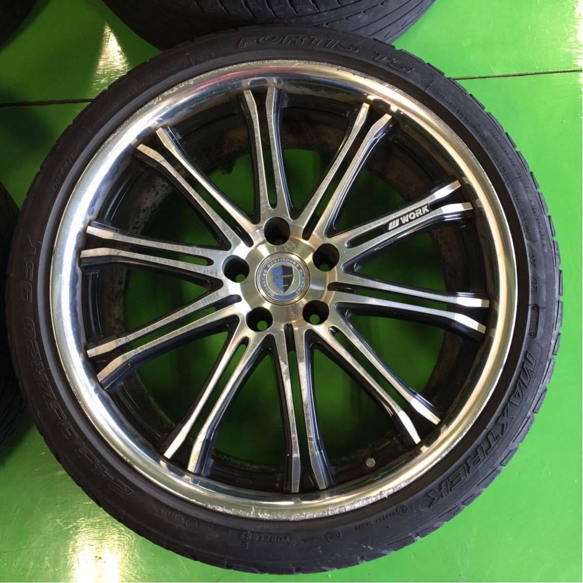 NA446 中古 WORK SCHWERT SW1 ワーク シュバート ホイール 20×8.5J +40 