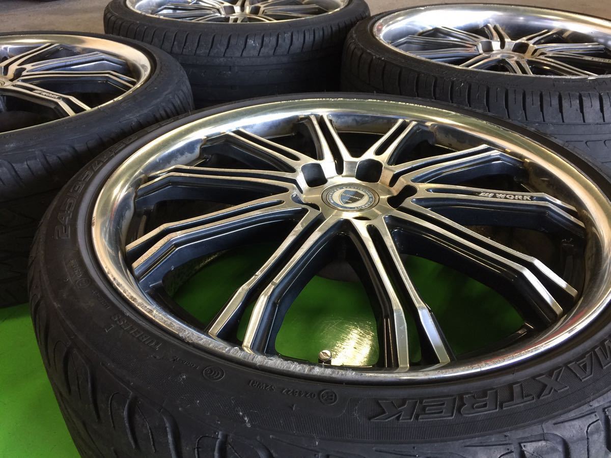 NA446 中古 WORK SCHWERT SW1 ワーク シュバート ホイール 20 NA446 中古 WORK SCHWERT SW1 ワーク シュバート ホイール 20