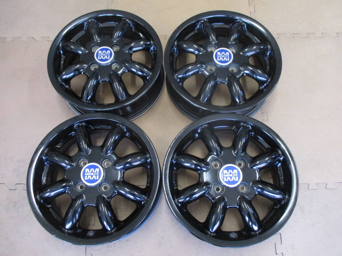 ダイハツ MINILITE ミニライト 4.5J 14インチ アルミホイール 中古