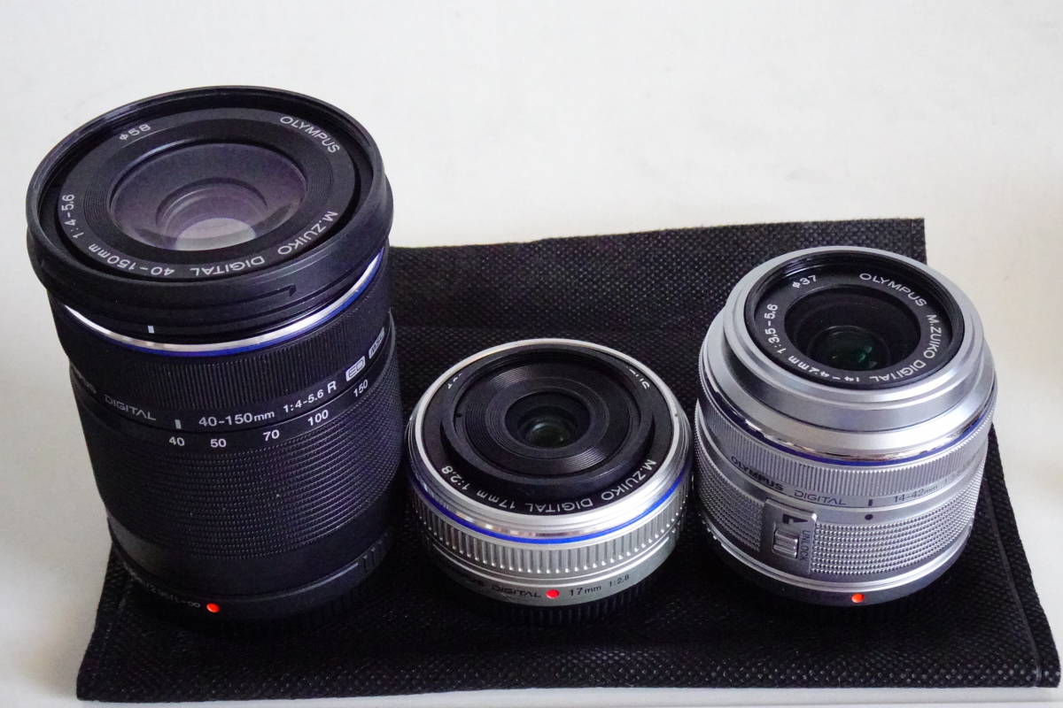 OLYMPUS PEN mini E-PM2 ＆ レンズ3本 PEN E-PM2 mini SLV LKIT Camera