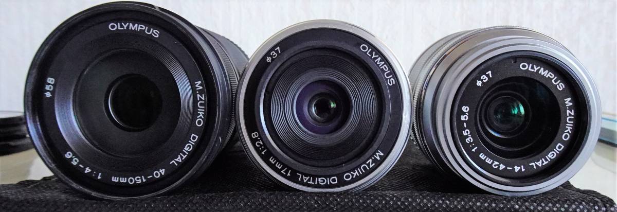 OLYMPUS PEN mini E-PM2 ＆ レンズ3本 PEN E-PM2 mini SLV LKIT Camera