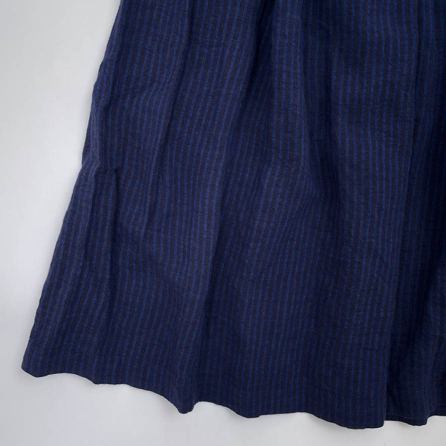 マドモアゼルノンノン プリーツロングスカート Mサイズ Mademoiselle NONNON（マドモアゼルノンノン） リネンチェックプリーツ