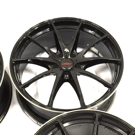 RAYS VR 鍛造 G25 20インチ PCD114.3 R9.5J F8.5J 5穴 ブラック 