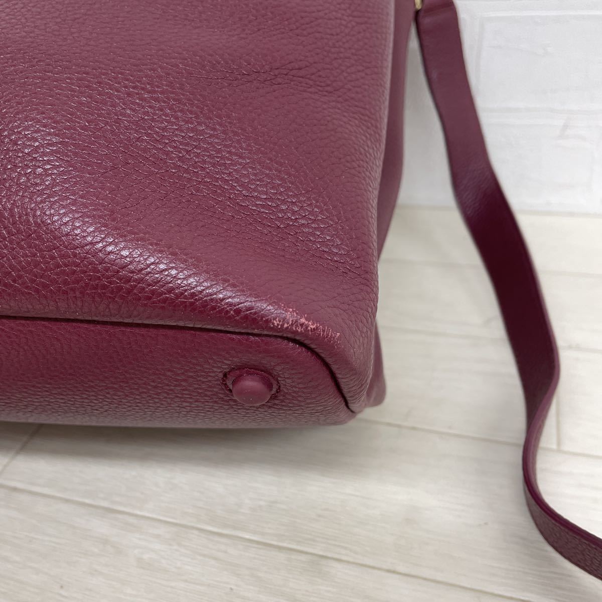 642☆ COLEHAAN コールハーン レザー ハンドバッグ ショルダーバッグ 