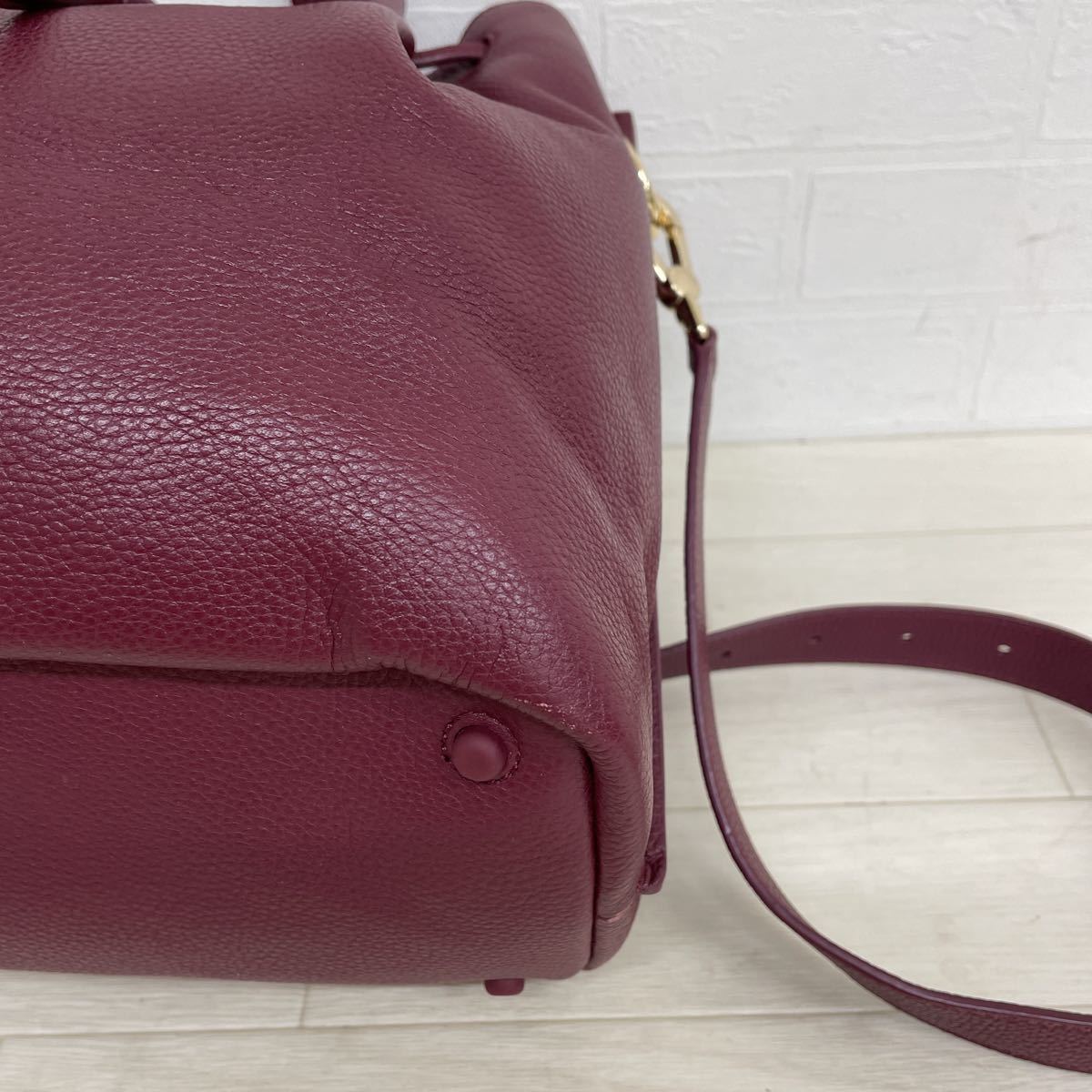 642☆ COLEHAAN コールハーン レザー ハンドバッグ ショルダーバッグ 