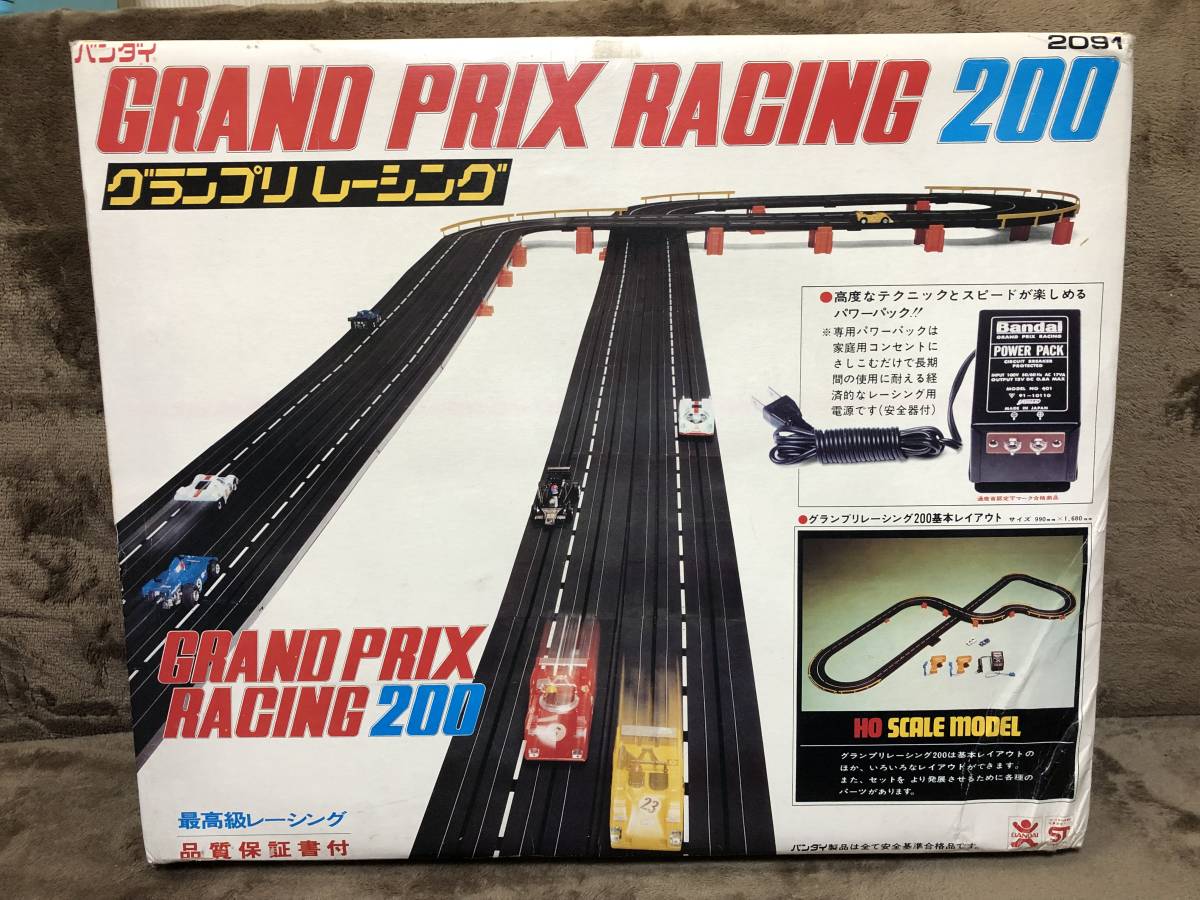 【限定SALE，品質保証】 80年代当時物 在庫品 バンダイ スロットカー グランプリレーシング200 絶版品 現品限り(コース)｜売買されたオークション情報、yahooの商品情報をアーカイブ公開 - オークファン コース
