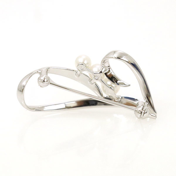 ミキモト MIKIMOTO パールブローチ PB-1162S アコヤ真珠 シルバー