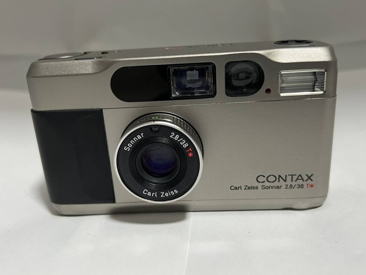 シリアル一致！元箱 希少なカタログ 値札 取扱説明書 DETEBACK付★極上品★ CONTAX コンタックス T2 最高級コンパクトフィルムカメラ(1626)