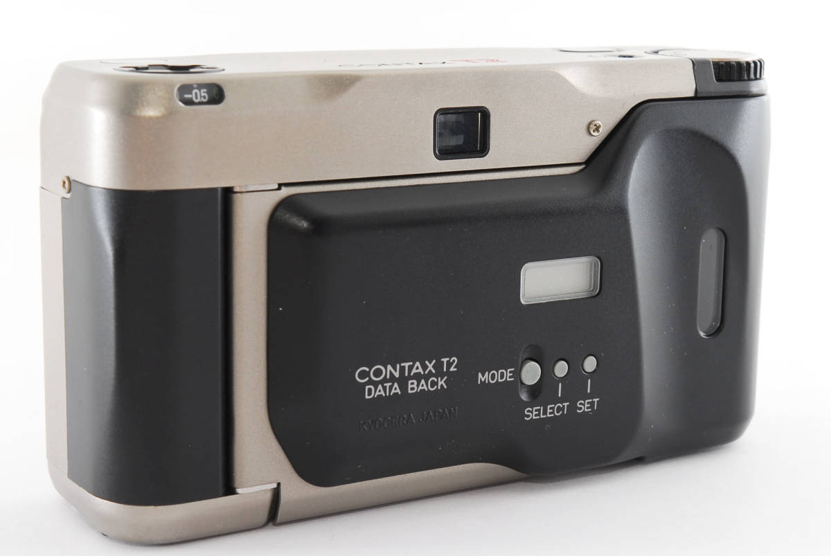シリアル一致！元箱 希少なカタログ 値札 取扱説明書 DETEBACK付★極上品★ CONTAX コンタックス T2 最高級コンパクトフィルムカメラ(1626)