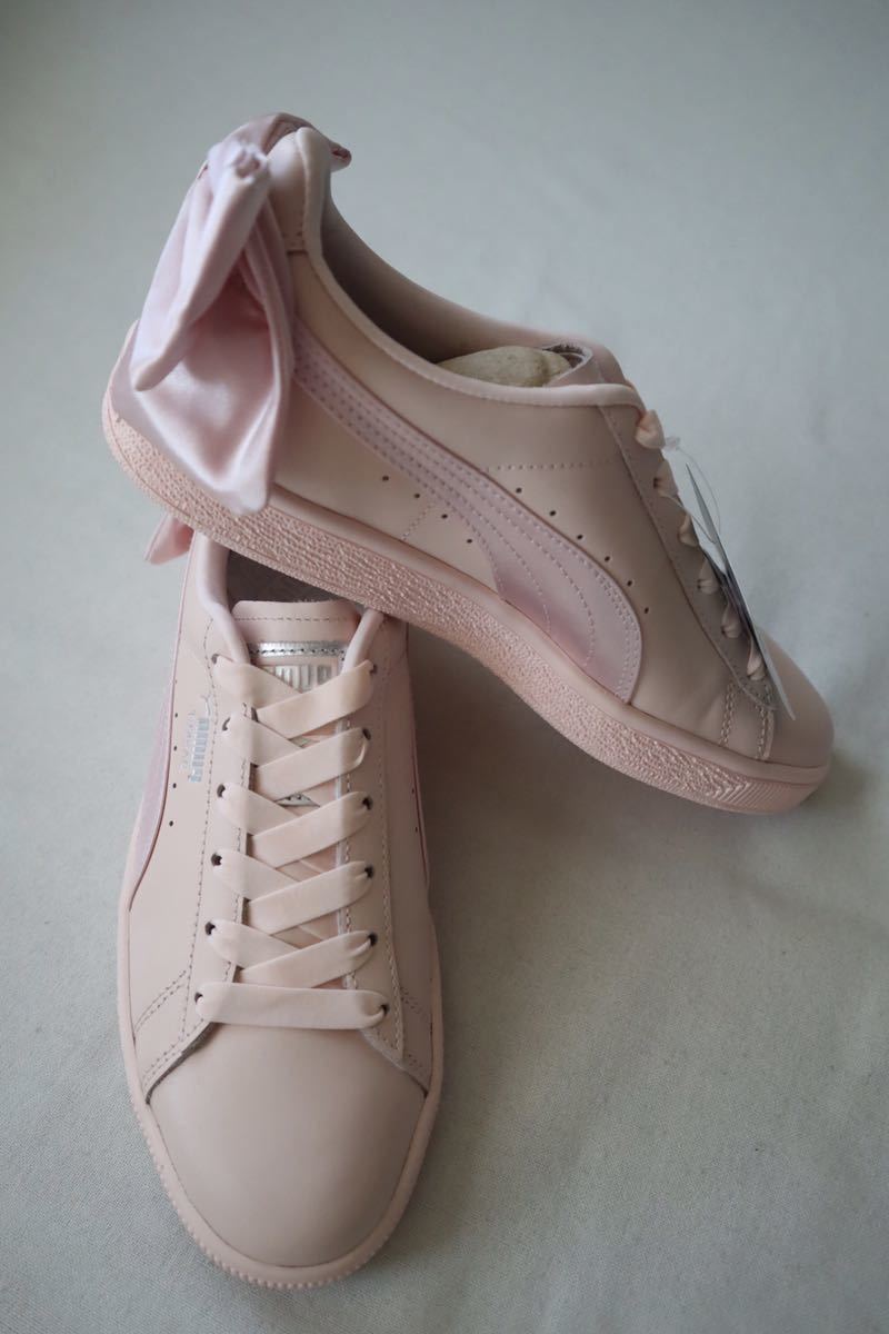 新品】プーマ PUMA スウェード BOW スニーカー ピンク リボン