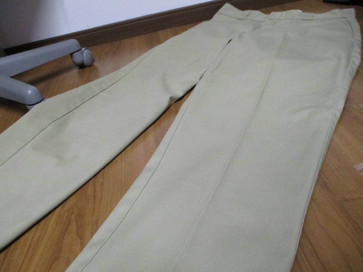 80s USA製　Dickies 874 ブラック　Talon zip チノパン 80's USA製 Dickies ディッキーズ TALONジップ チノパン ワークパンツ