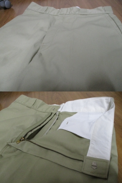 80's USA製 Dickies ディッキーズ TALONジップ チノパン ワークパンツ