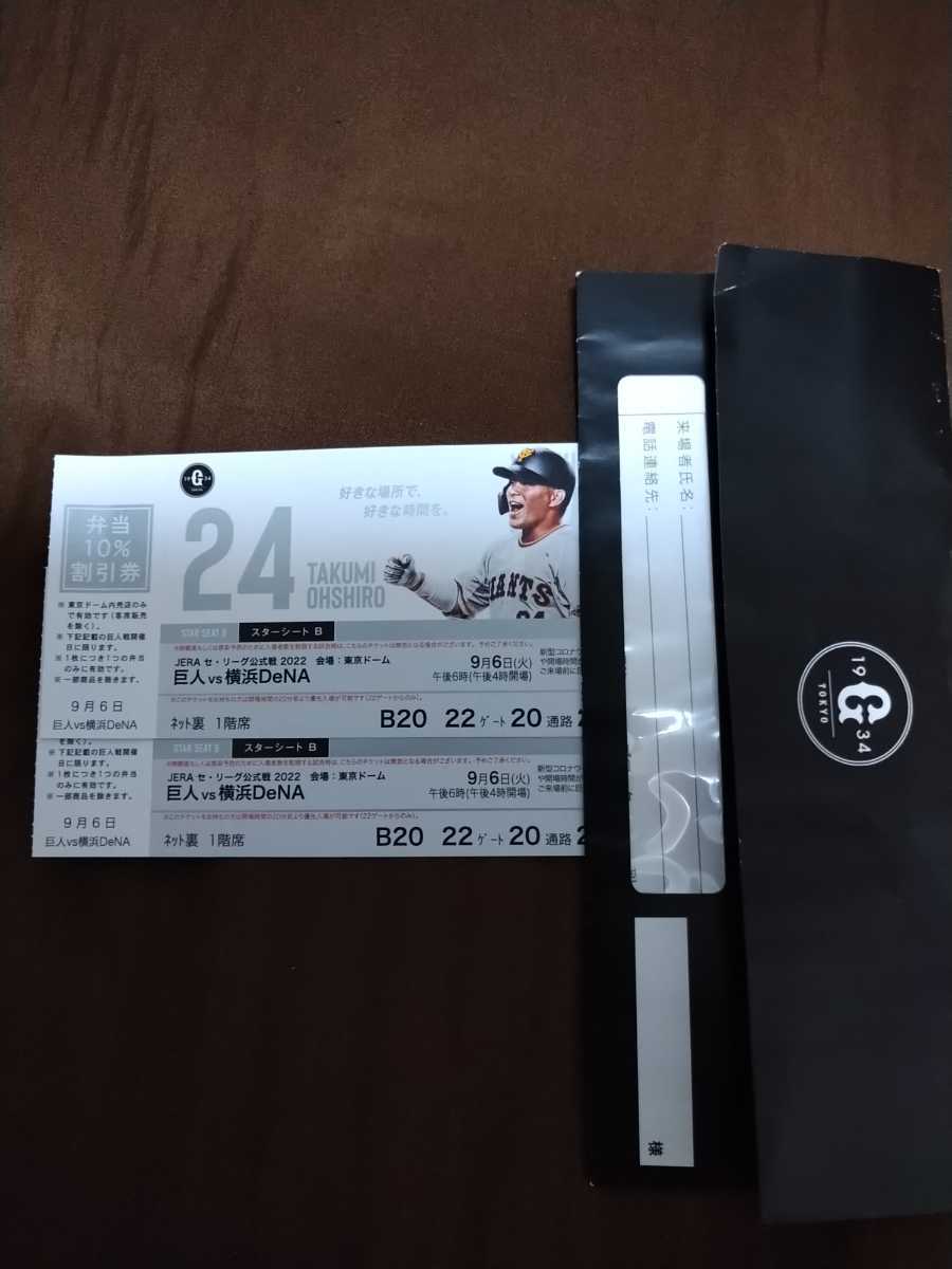 スポーツ 8月2日(土) 巨人vs横浜DeNA 東京ドーム オーロラシートA 通路