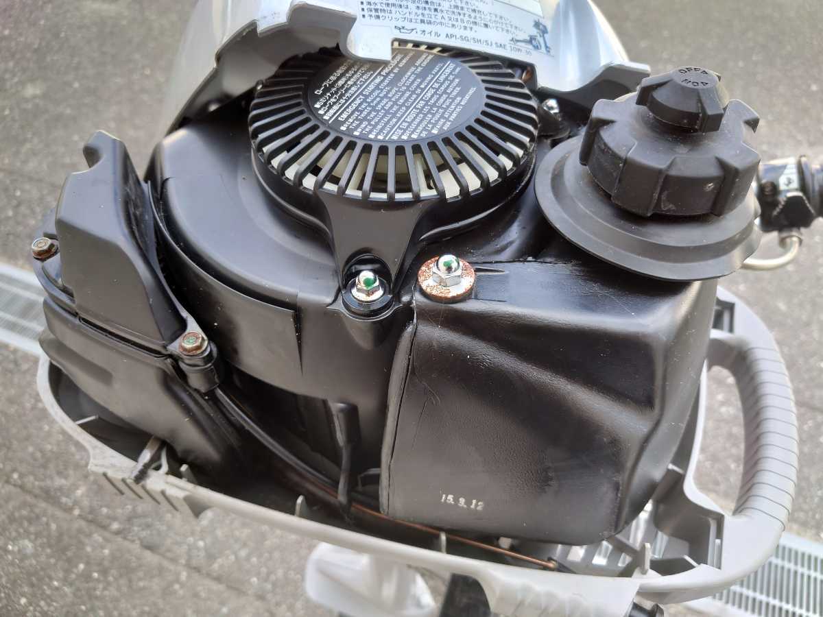 売切 HONDA 2馬力 BZBF S足 2015年3月製造 免許不要 ホンダ2馬力 船外 