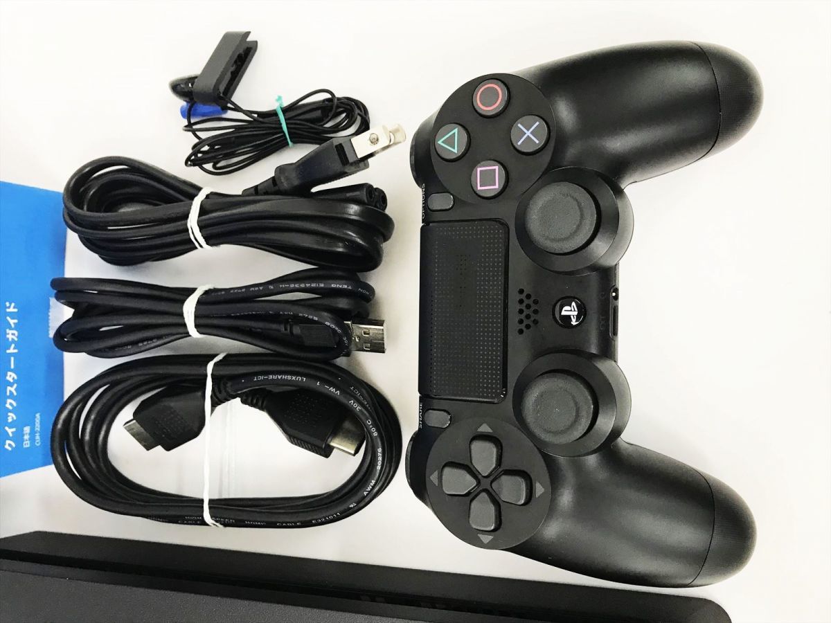 1円】状態良 PS4 本体 セット 500GB ブラック SONY PlayStation4 CUH 