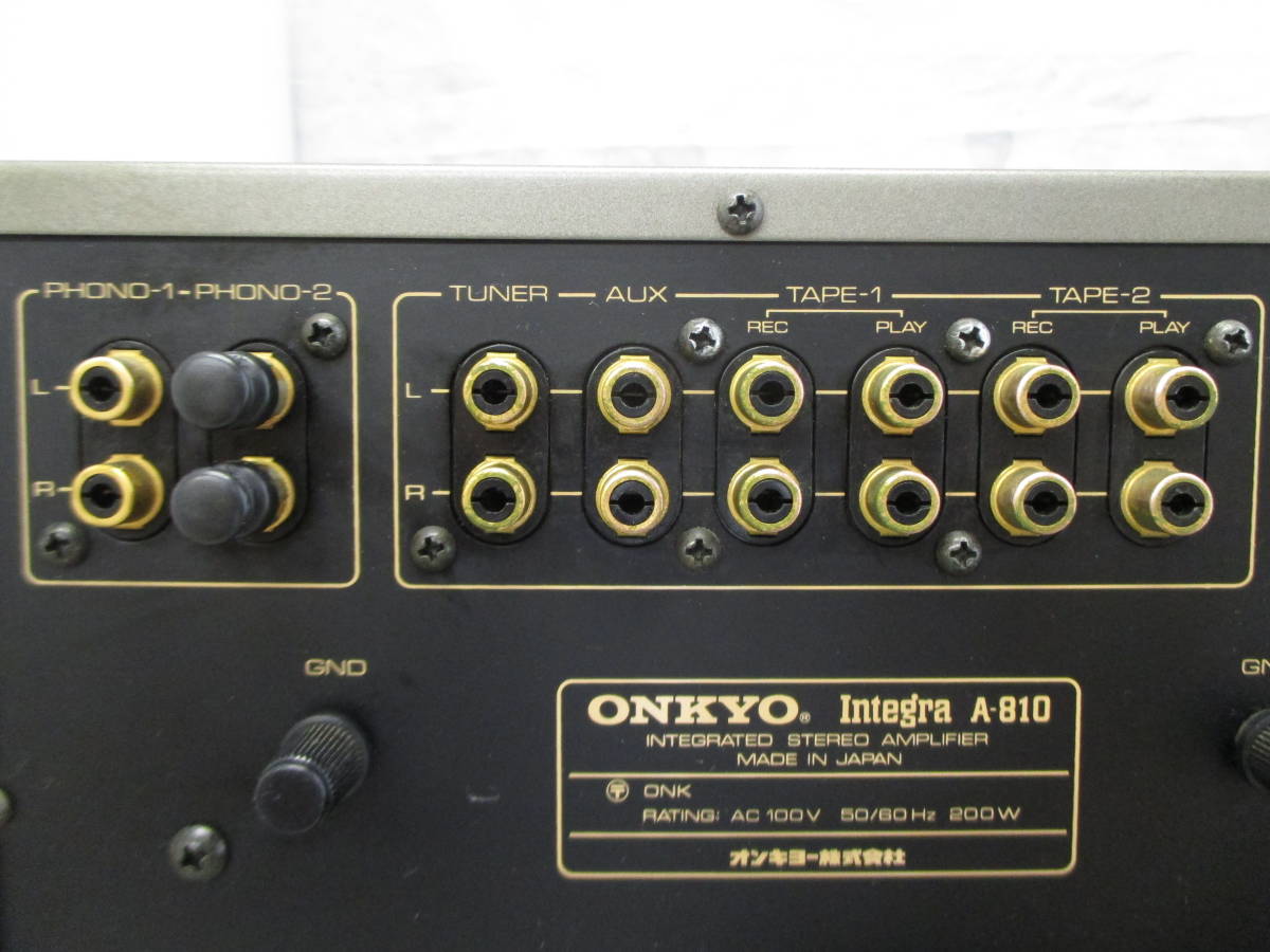 A-810 ONKYO 20.3㎏ プリメインアンプ 難あり オンキョー