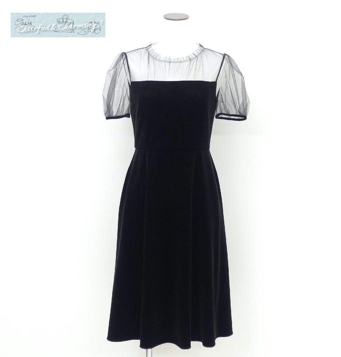 【得価，新作】 VELOUR NOIR by FOXEY NEWYORK ワンピース ドレス チュール 38 ブラック ベロア&times;チュール '20年商品 41280(ワンピース)｜売買されたオークション情報、yahooの商品情報をアーカイブ公開 - オーク 女性用