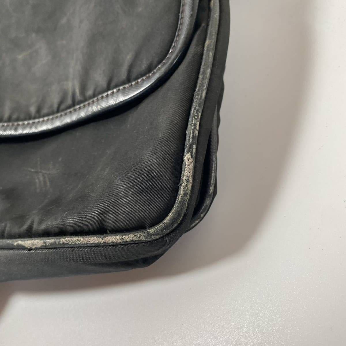 1円 正規品 プラダ PRADA ショルダーバッグ メッセンジャーバッグ 