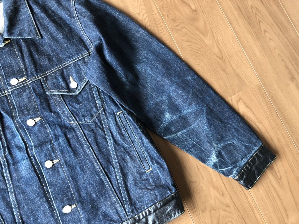 希少 グッドイナフ RESONATE レザー切り替え Gジャン M ☆ 90s 00s 
