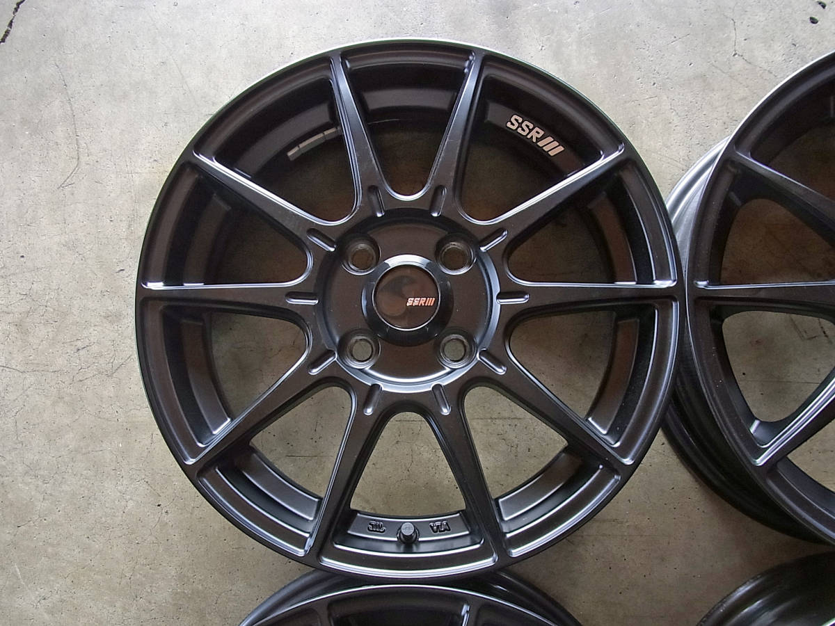 タナベ SSR GTX01 アルミホイール 4本 15×5J +45 PCD:100 4穴 ハブ径 
