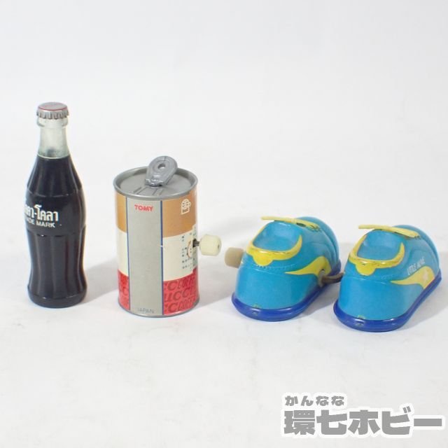 1RY4◇当時物 トミー フィギュア ゼンマイ UCCコーヒー スニーカー 靴 