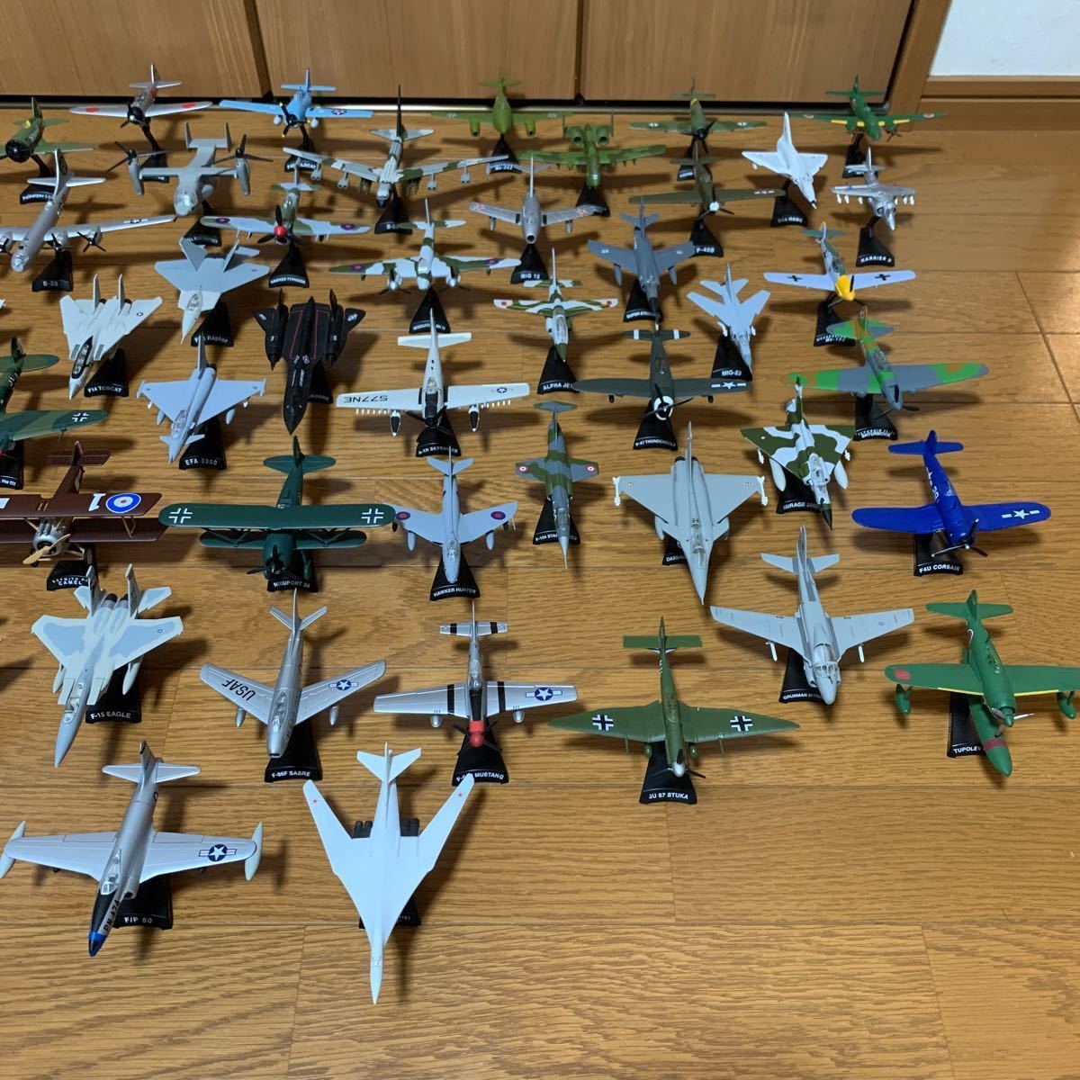 ジャンク・1円〜】デル・プラド 世界の戦闘機 65機セット(軍用機  