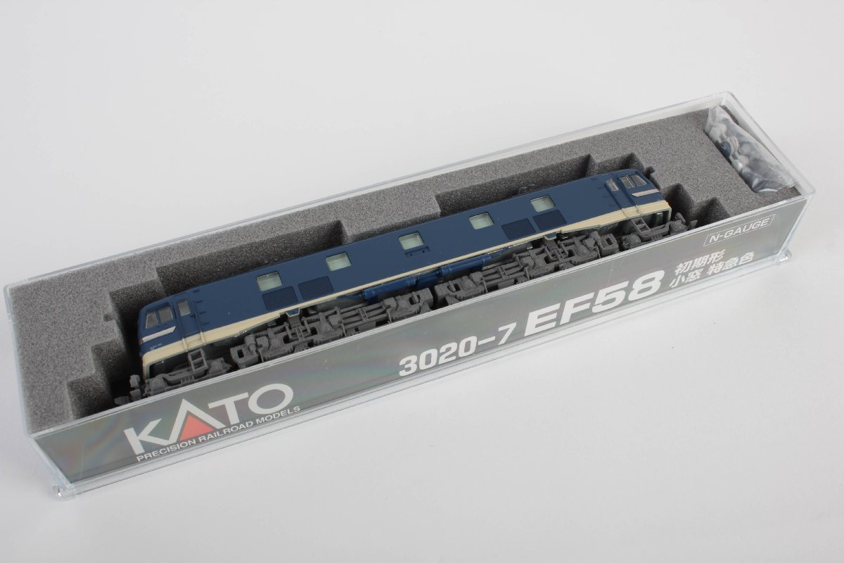 KATO Nゲージ 3020-7 国鉄 EF58 初期形 小窓 特急色 電気機関車