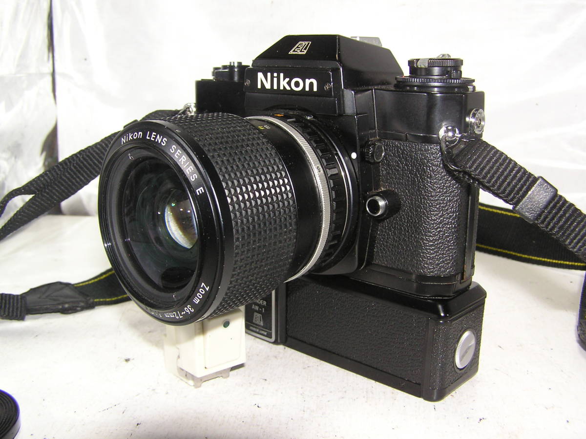 ニコン　EL2　レンズNIKON　LENS　SERIES　E　１：３．５　３６－７２ｍｍ　オートワインダーAW-1付 SERIES E LENS 特殊レンズ・スーパーマニアックス（79）NIKON : 匠の