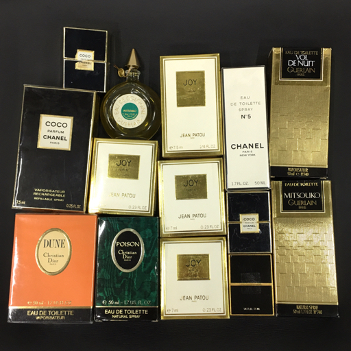 【得価，高品質】 シャネル COCO PARFUM 7.5ml / N&deg;5 EDT 50ml 他 ディオール / ゲラン / ジャンパトゥ 香水 計14点 まとめ セット(シャネル)｜売買されたオークション情報、yahooの商品情報をアーカイブ公開 - オークフ シャネル