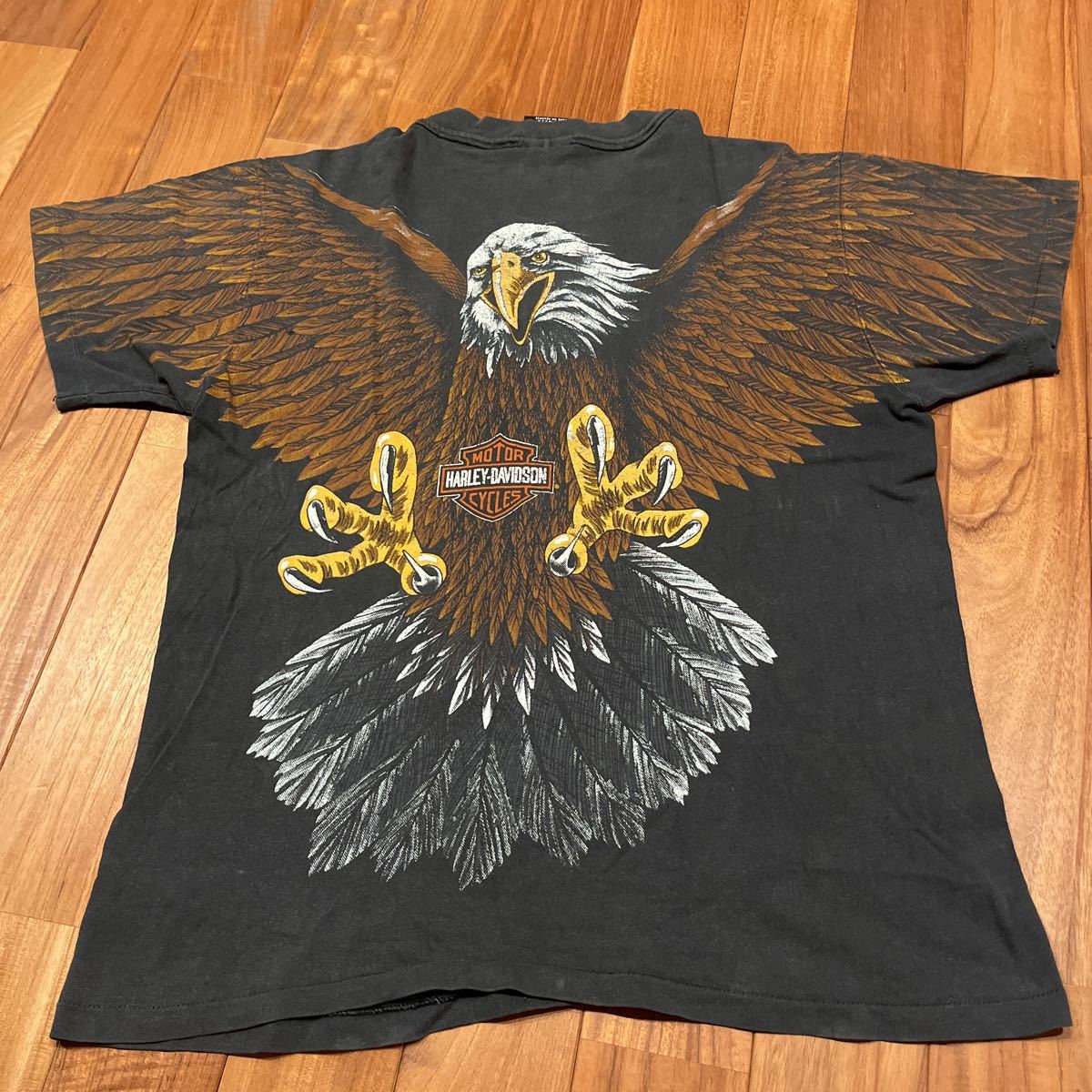 ハーレーダビッドソン ビンテージ Tシャツ Harley-Davidson イーグル 