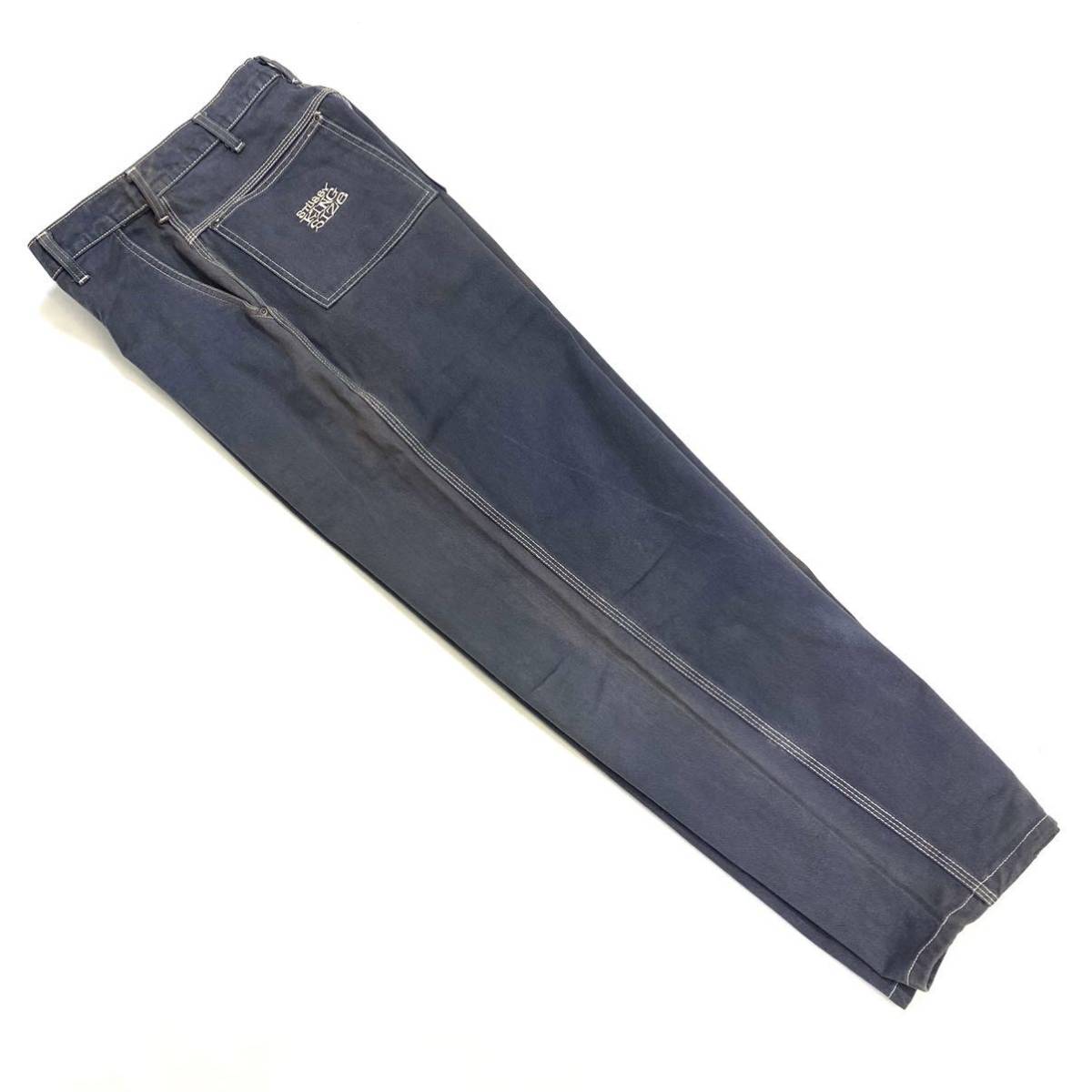 US製 白タグ 90's STUSSY/ステューシー Workgear ワイドパンツ ワーク