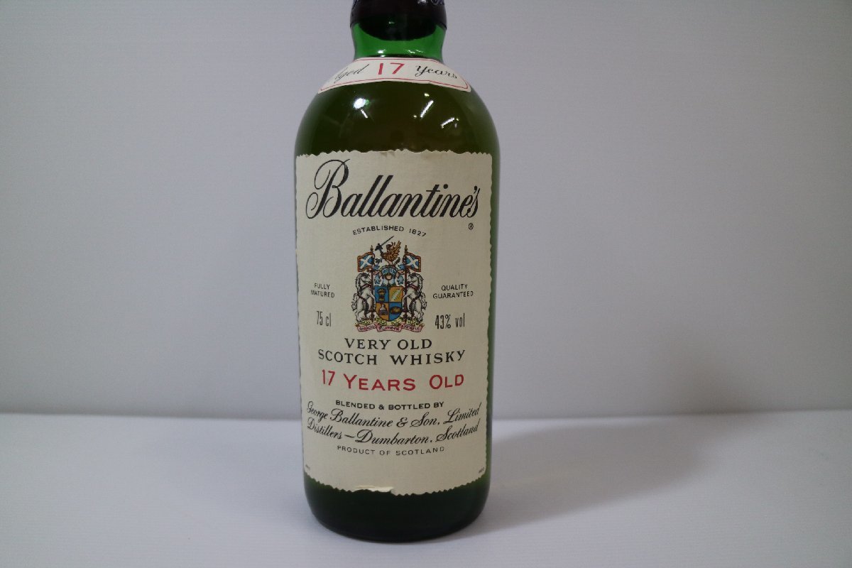 G22409HE3M BALLANTINE'S 17年 VERY OLD SCOTCH WHISKY バランタイン