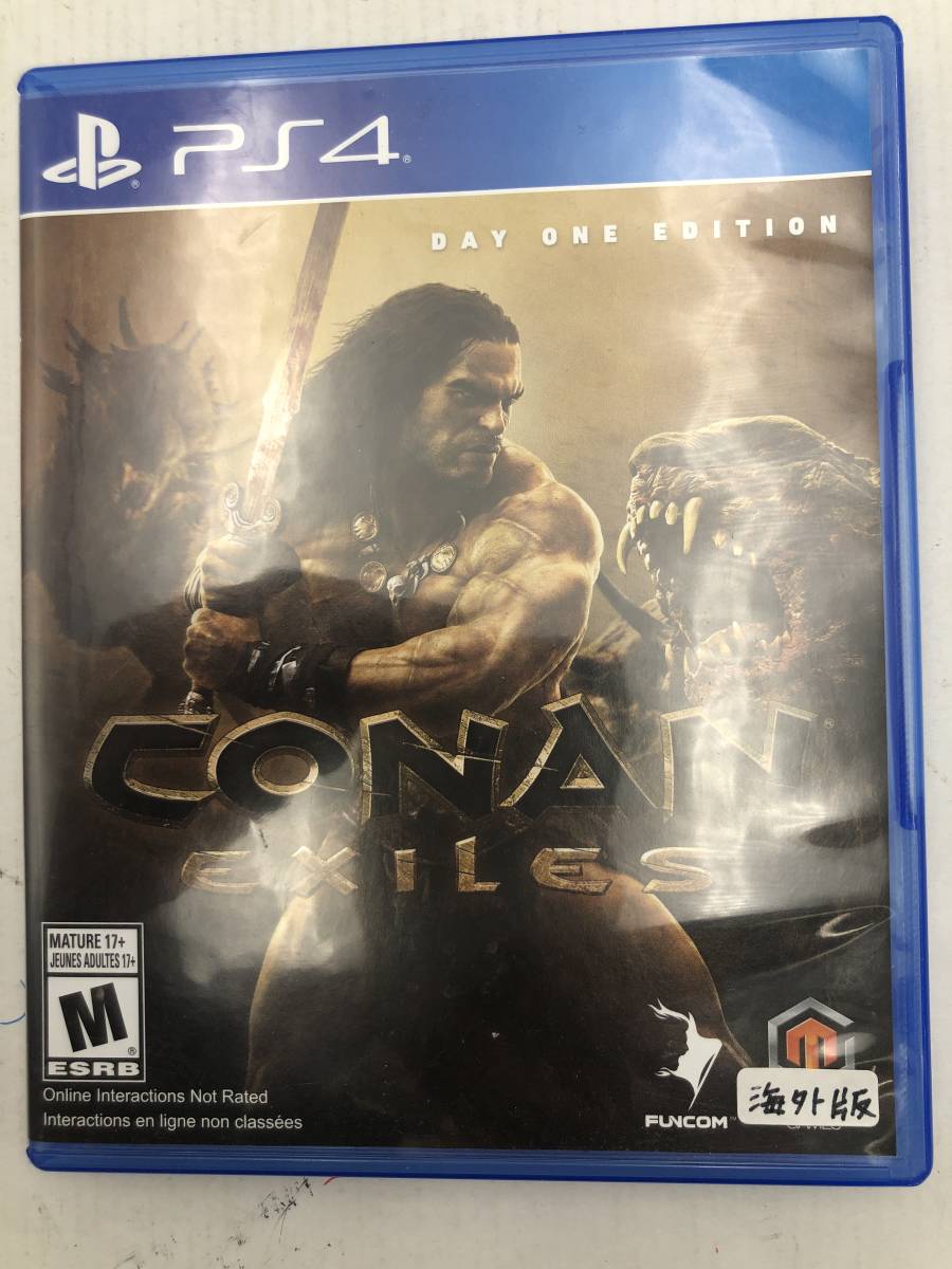 08310】[1円～] PS4ソフト4本セット（バイオ6 CONAN メガトン級