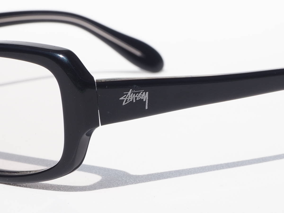 限定 STUSSY Brian サングラス 黒 クリア サングラス ブライアン