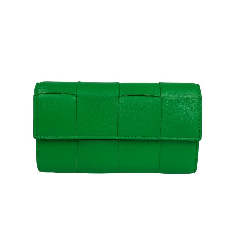 ボッテガ・ヴェネタ BOTTEGA VENETA カセット フラップウォレット