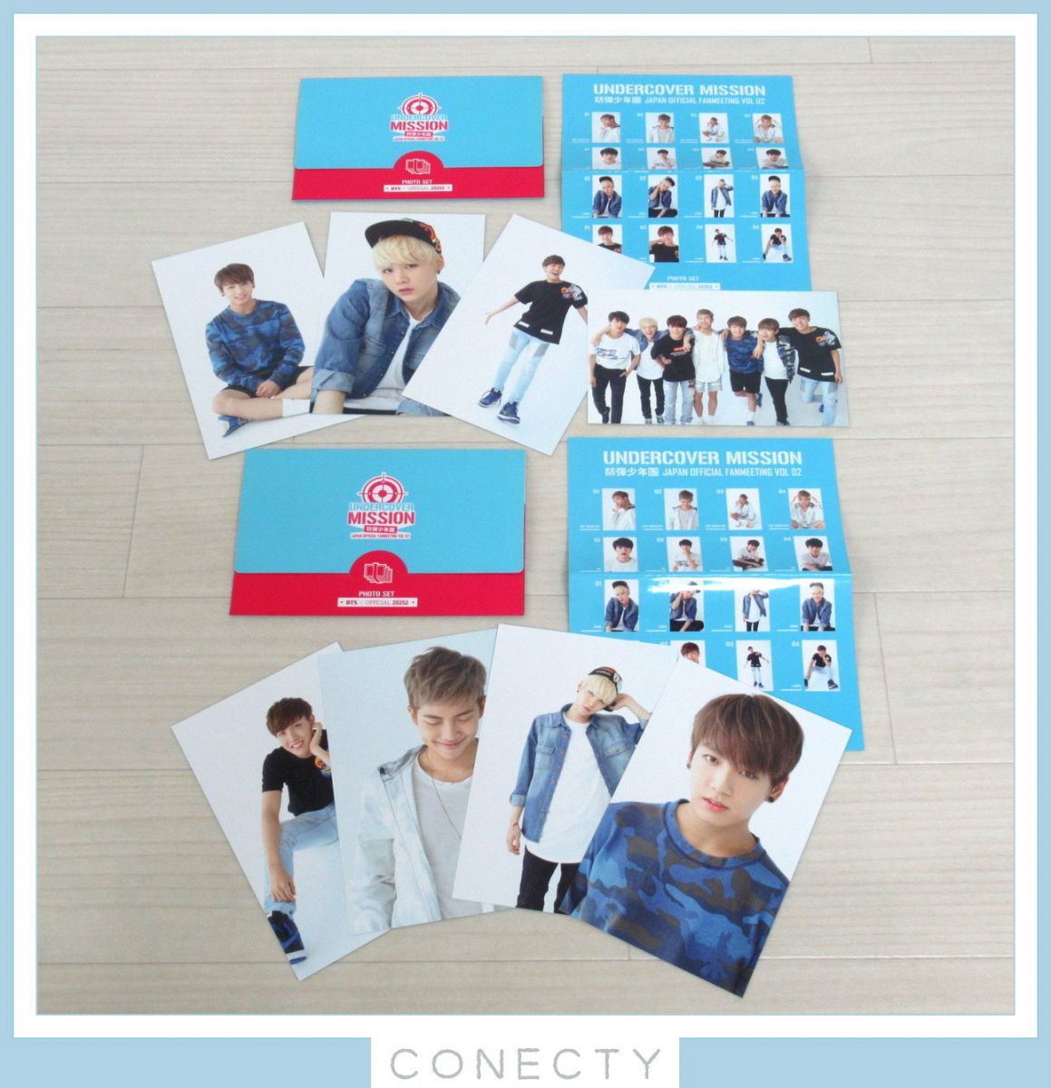 防弾少年団 BTS UNDERCOVER MISSION フォトセット 8枚セット