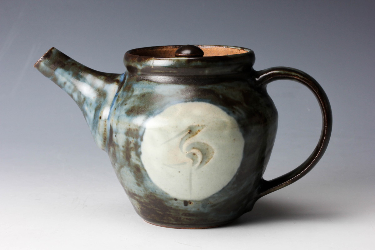 未使用品 松崎健 志埜打掛湯呑 共箱 初窯 未使用品 松崎健 志埜打掛