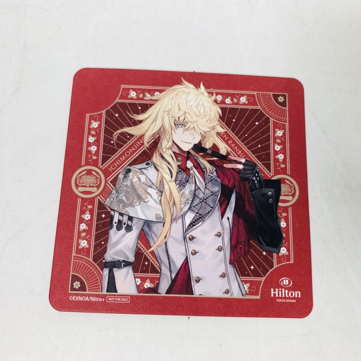 中古品 刀剣乱舞 ヒルトン ホテル コラボ コースター 缶バッジ 