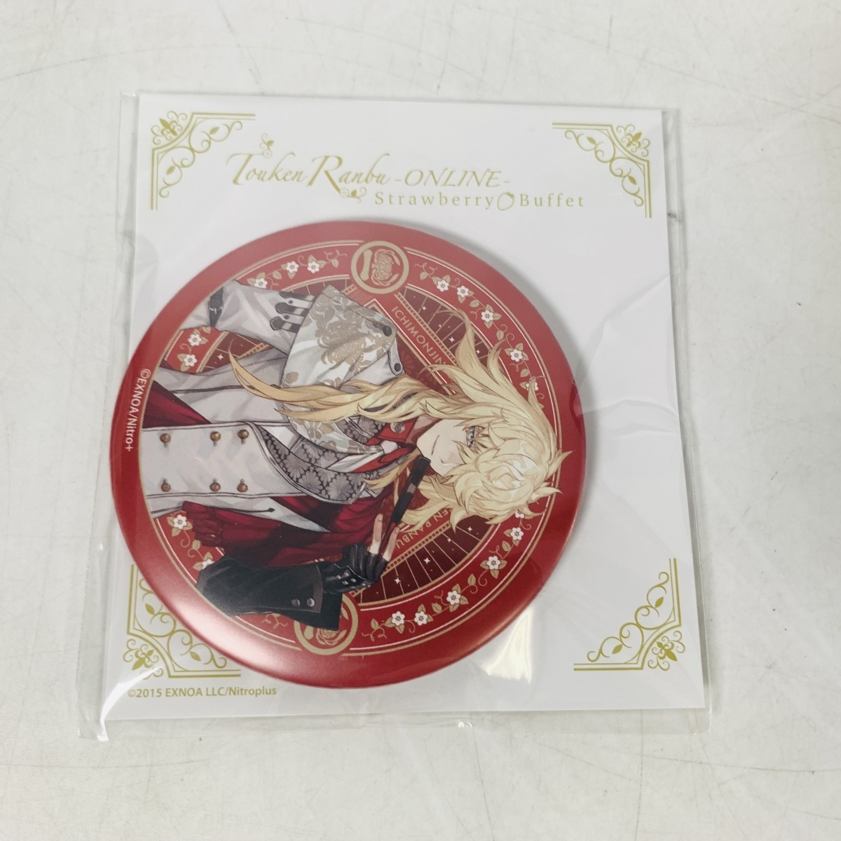 中古品 刀剣乱舞 ヒルトン ホテル コラボ コースター 缶バッジ 