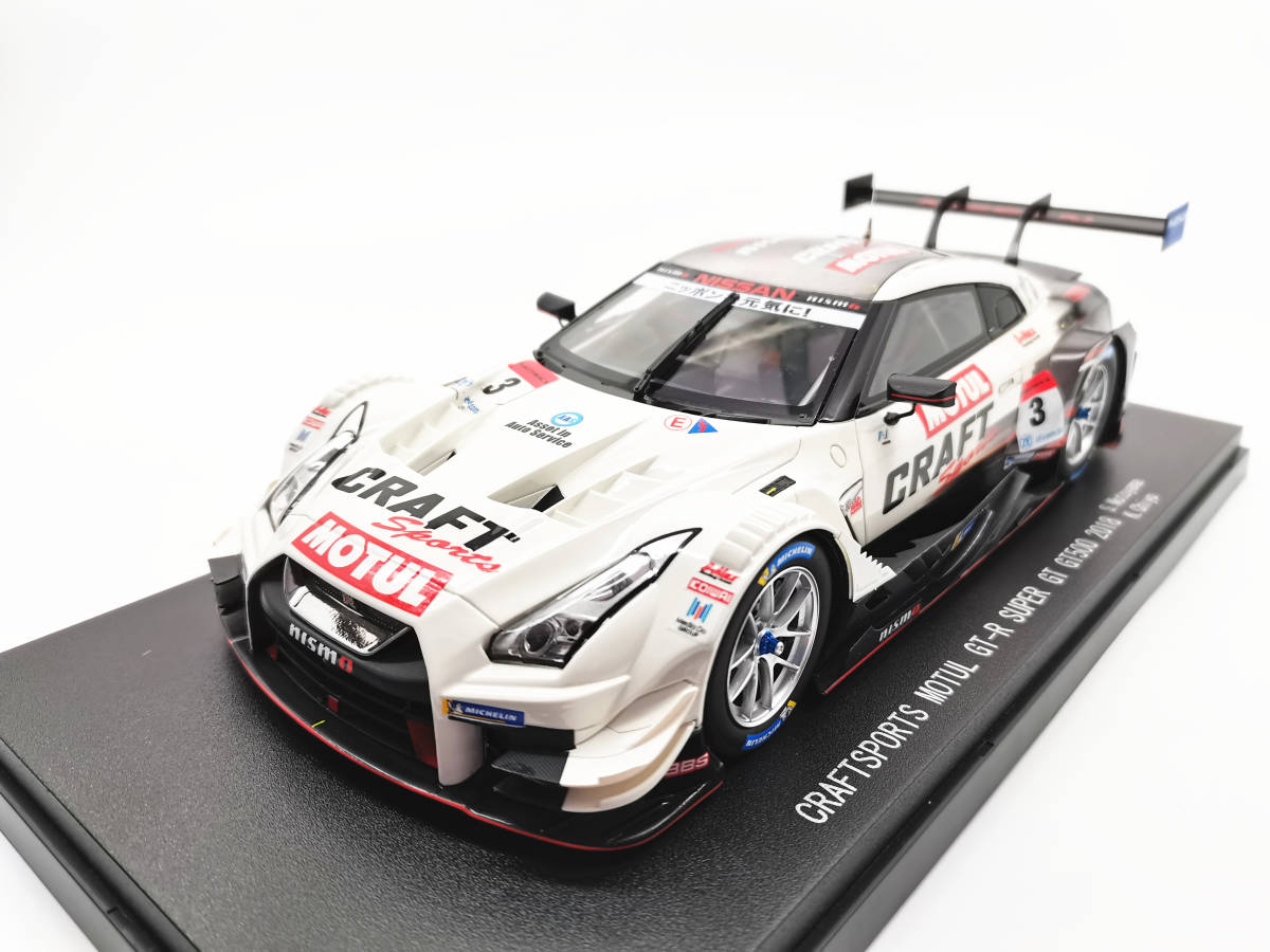 エブロ 1/18 GT MOTUL ニッサン R35 GT500 2018 X6