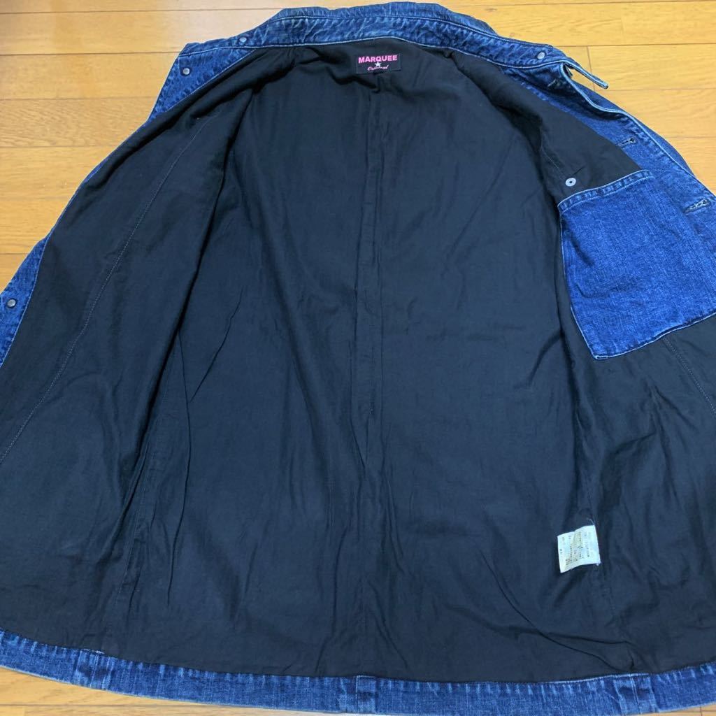 MARQUEE マーキー デニムジャケット メンズ Sインディゴ 長袖シャツ 