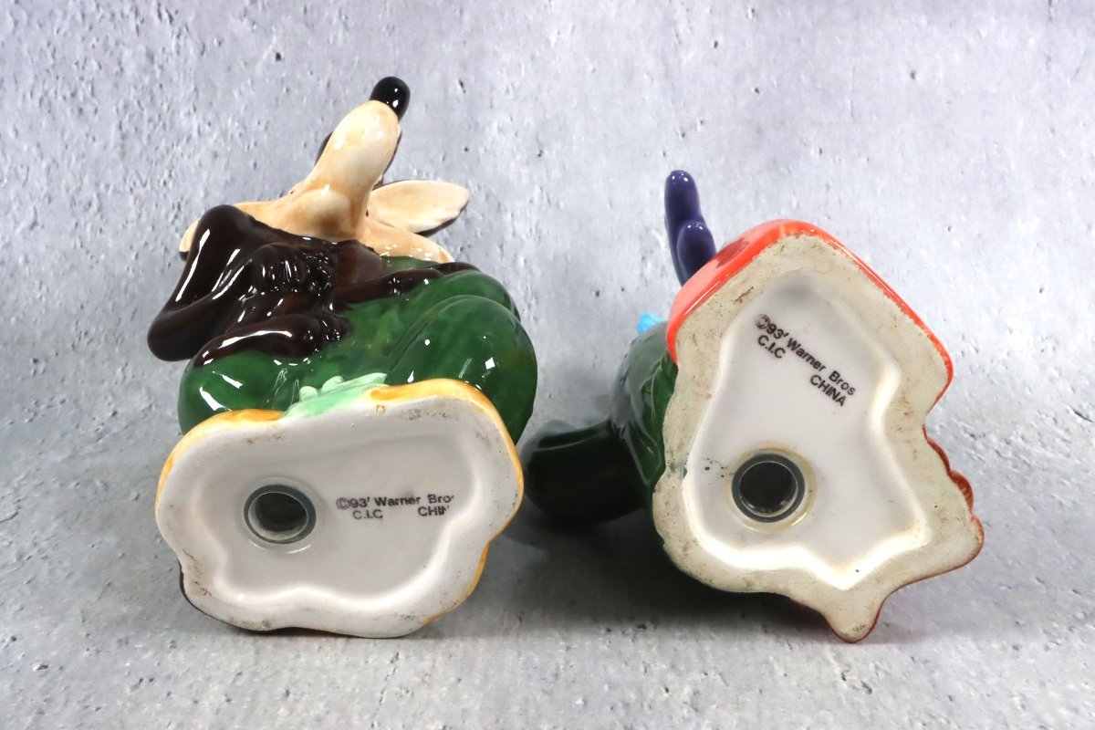 ロードランナー&ワイリー・コヨーテ ソルト ペッパー 陶器 容器