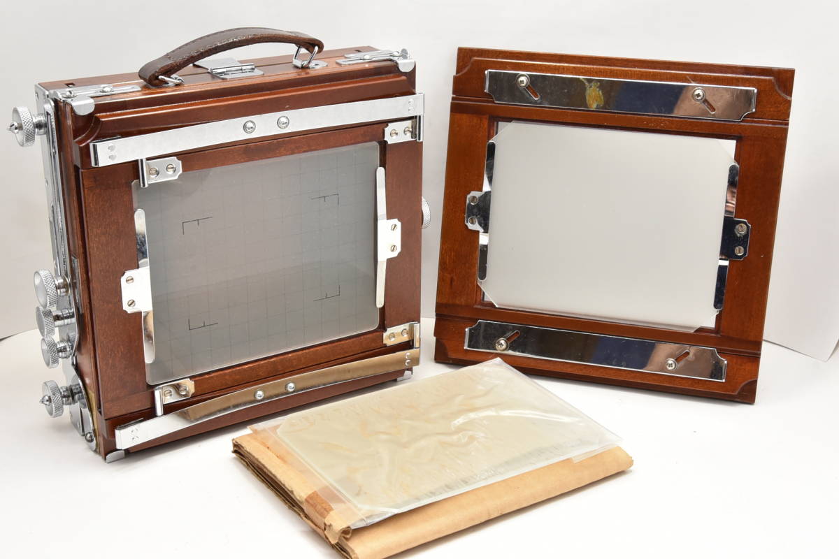 長岡製作所 4x5 木製カメラ 当店限定価格 貴重！ キレイ！ NAGAOKA 長岡製作所 木製大判カメラ 4x5