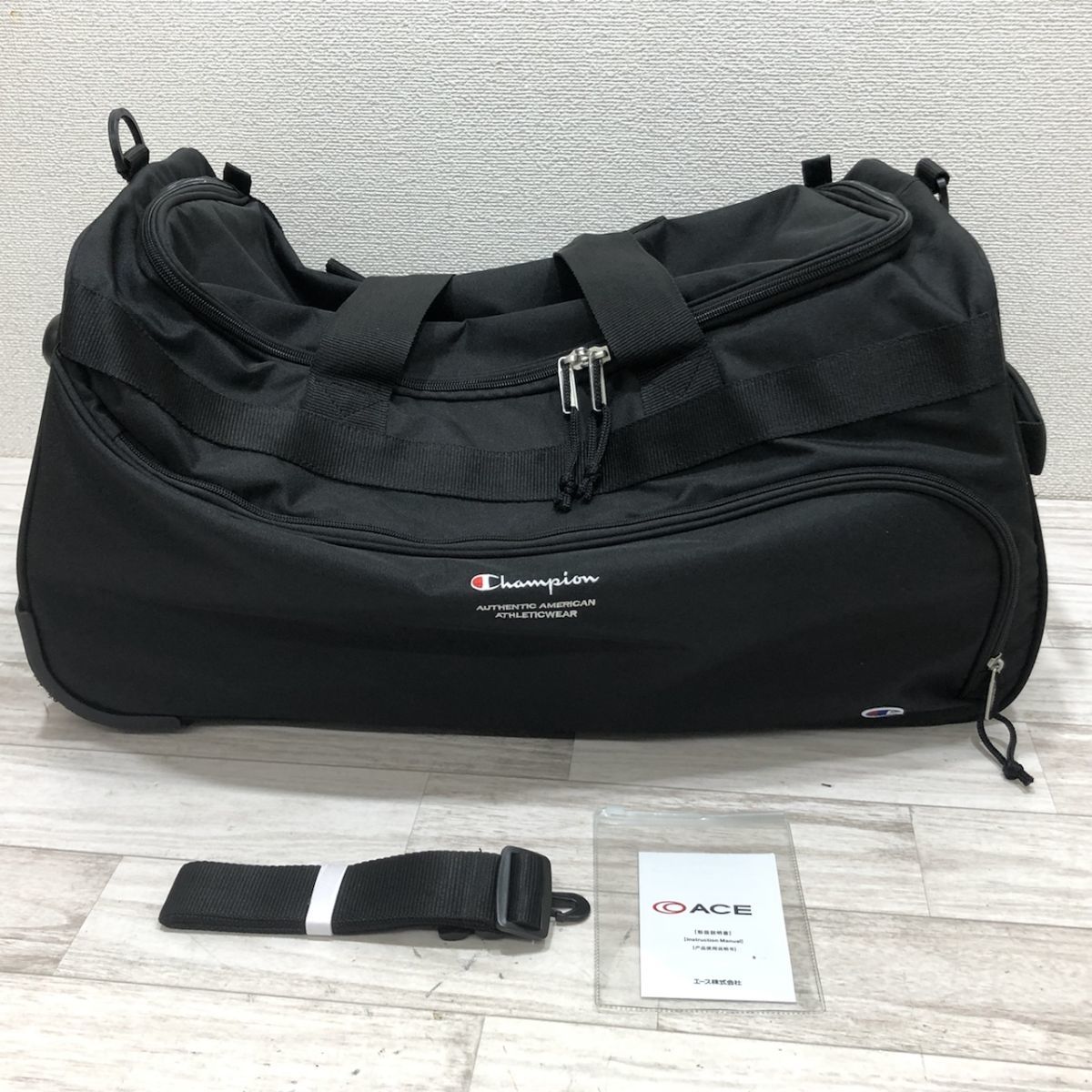 低価，定番人気 Champion キャリーケース ボストンバッグ チャンピオン 旅行バッグ Q2176(ボストンバッグ)｜売買されたオークション情報、yahooの商品情報をアーカイブ公開 - オークファン ボストンバッグ