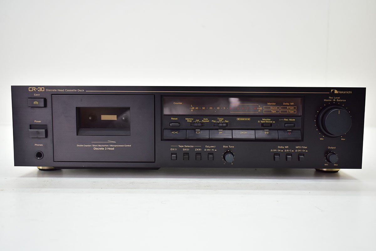 Nakamichi CR-30 ナカミチ Cassette 高音質独立3ヘッド ZX-5 カセット
