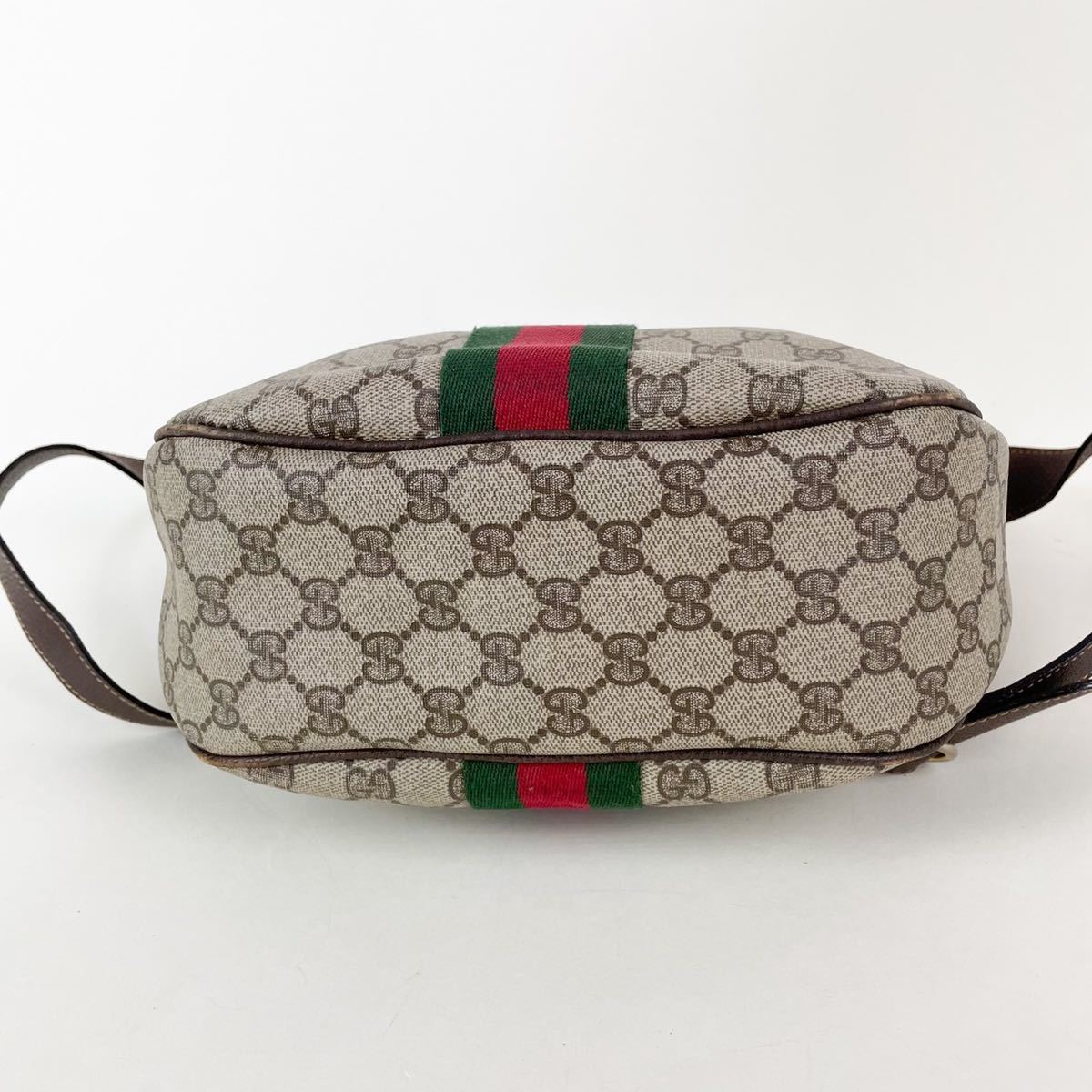 1円 【定番】グッチ GUCCI ショルダーバッグ GGスプリーム GGプラス 